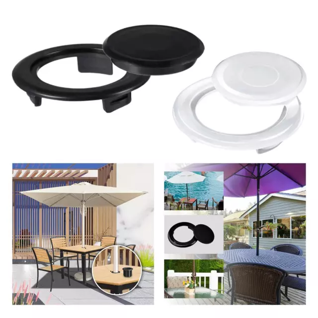 Table Umbrella Hole Ring and Cap for Coffee Shop Outside Garden Summer