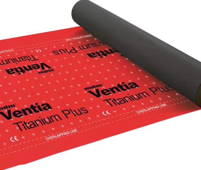 Ventia Titanium Plus Unterspannbahn 190g/m2 Unterdeckbahn Dachfolie