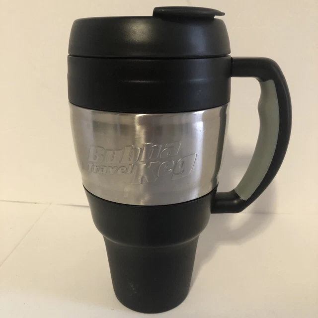 BUBBA KEG 34Oz TRAVEL MUG Stainless Steel Insulated Black And Silver