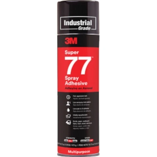 3M Super 77 Industrial Grade Spray Adhesive - 24 oz.