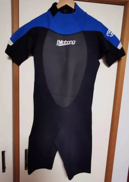 Billabong Sz M MT Mens Tall Springsuit Foil Flatlock 202 Airlite Superfl Wetsuit