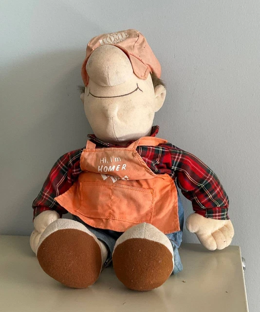 VINTAGE HOME DEPOT Homer D Poe 15” Plush Doll $32.00 - PicClick CA