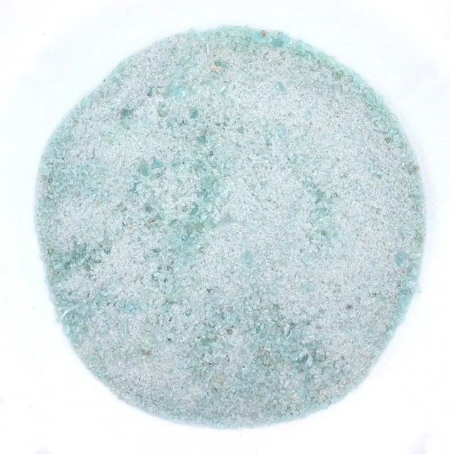1/4 libra 4 onzas incrustación de apatita azul cielo natural polvo arena pintura artesanal