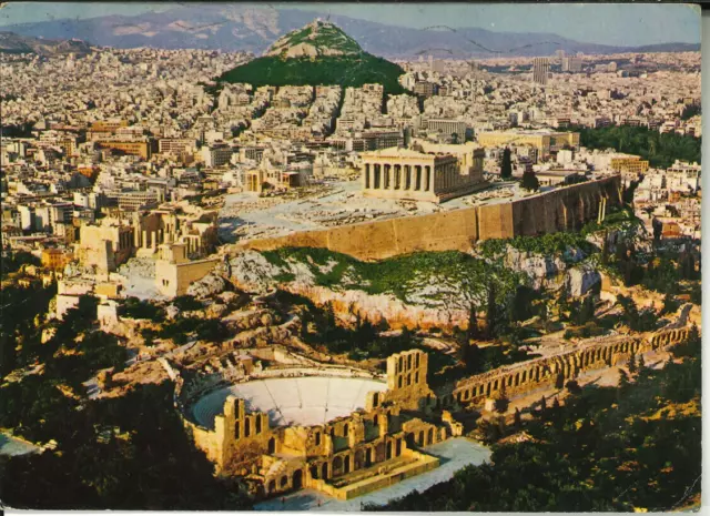 Greece - Griechenland - Athen - Athens - Lykabettus - Lykabette - Acropolis 1987