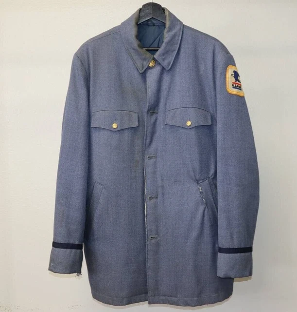 VINTAGE 60S USPS US Mail Letter Carrier Jacket Postal Service 