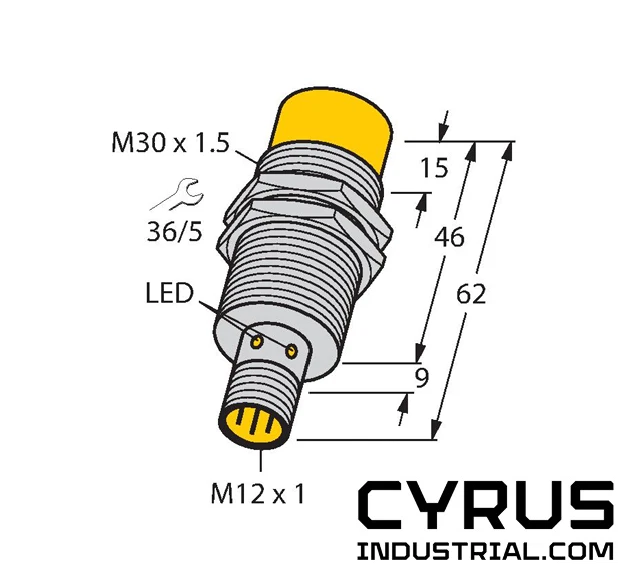 Turck NI15-M30-AP6X-H1141 | 46177 Inductive Sensor