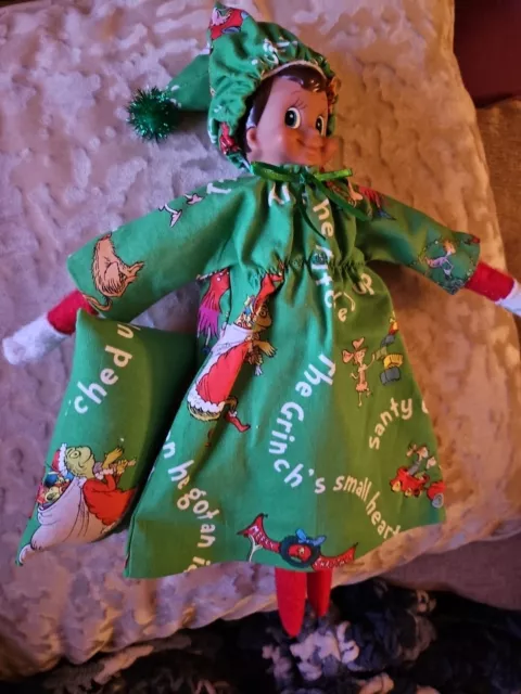 Elf Nightgown Grinch Fabric