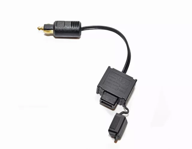 Motorrad USB Ladegerät für 12V Bordnetz mit Bordstecker DIN4165