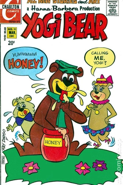 Yogi Bear #10 GD/VG 3.0 1972 Stock Image Low Grade
