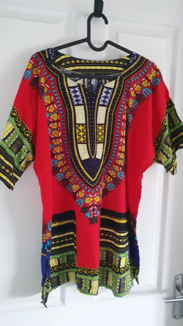 Top unisex Daishiki Addis Abeba Ya Mado Africa occidentale taglia M