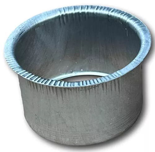 Salida de drenaje de canalón de lluvia redondo de aluminio de 2-3/8 pulgadas para bajante estándar 2x3...