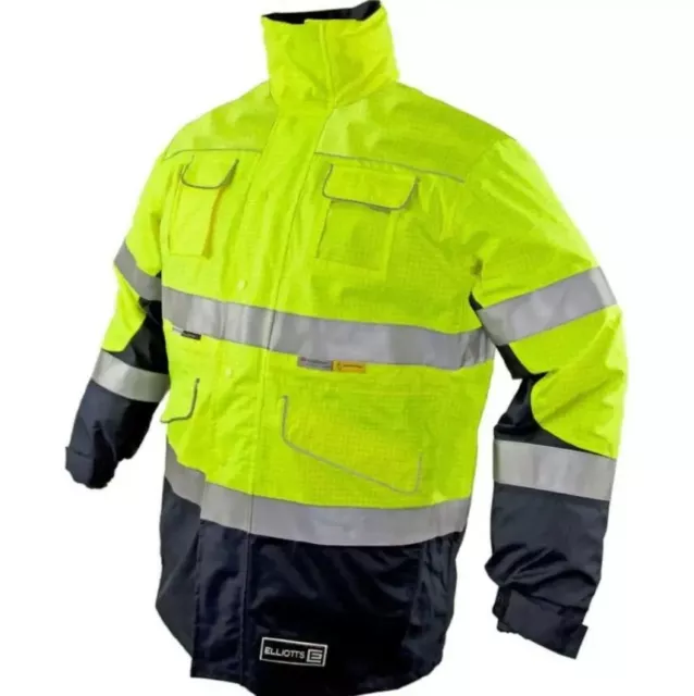 ELLIOTTS Wet Weather Jacket 4-In-1 Fire Retardant Taped  Size 3XL, RRP $350