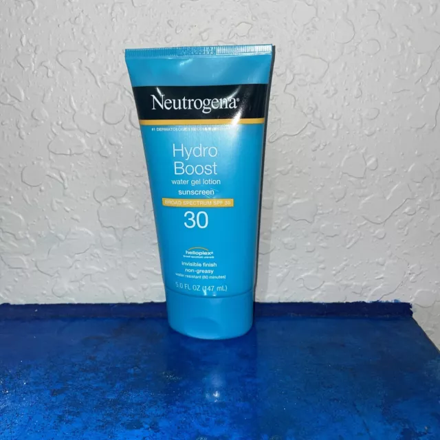 Neutrogena SPF 30 Sunscreen Broad Spectrum Hydro Boost Water Gel Lotion 5 Fl Oz