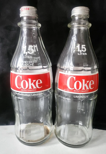 COCA COLA BOTTLE GERMANY RED/WHITE ACL 1 & HALF LITRE ( 1 .5 LITER ...