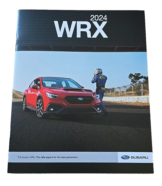 2024 SUBARU WRX Original Sales Brochure 8.95 PicClick