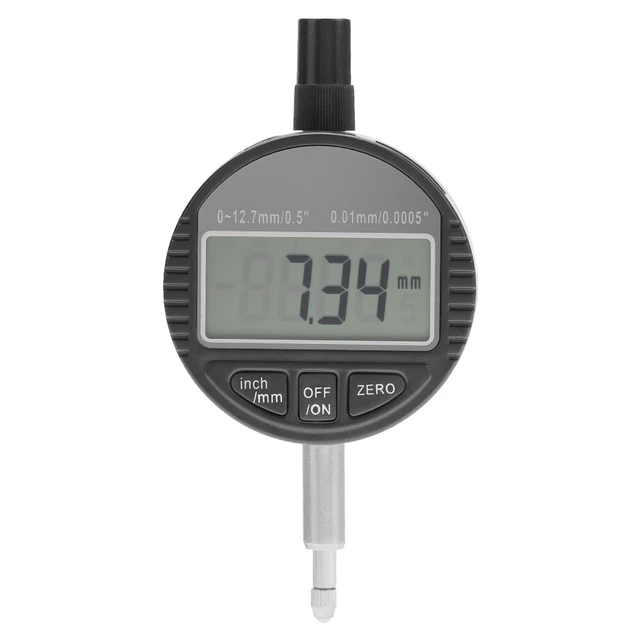 Large Screen Digital Probe Indicator Gauge For Machining Measurement 0-12.7mm