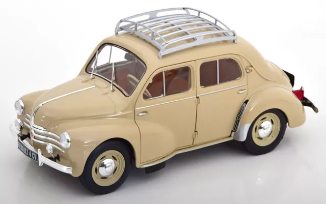 1:18 Solido Renault 4CV Tourterelle 1956 creme