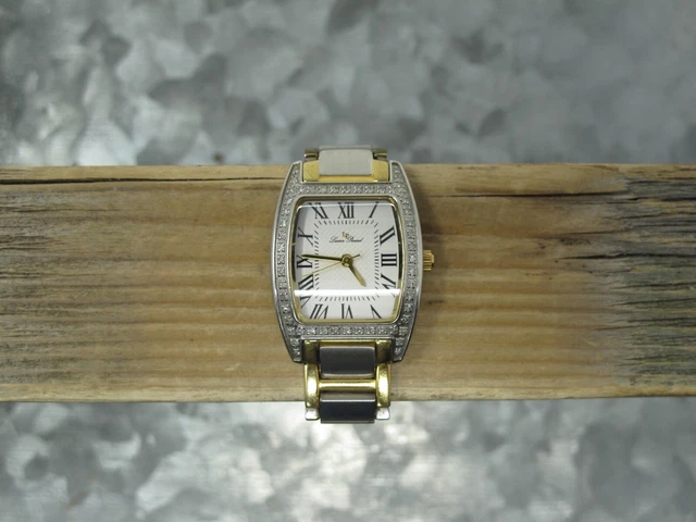 LUCIEN PICCARD LADIES women Diamond Two-Tone Steel Bracelet  display picture 1