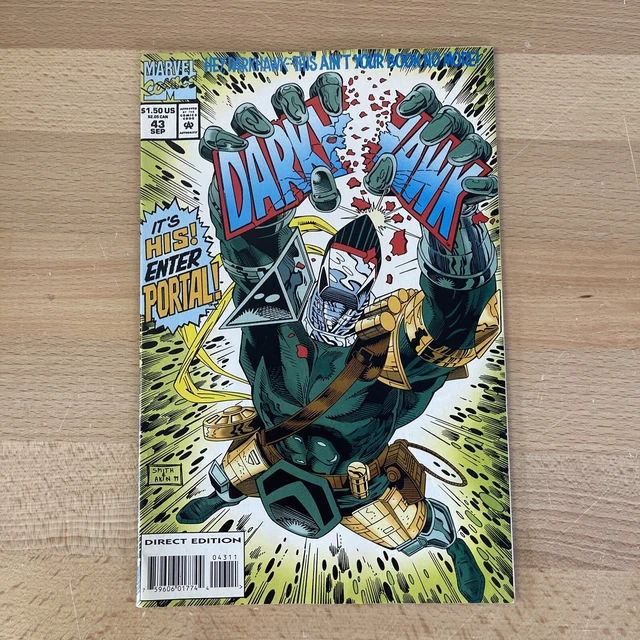 Darkhawk #43 Comic Marvel 1994 Portal Low Print Run Danny Fingeroth Tod Smith