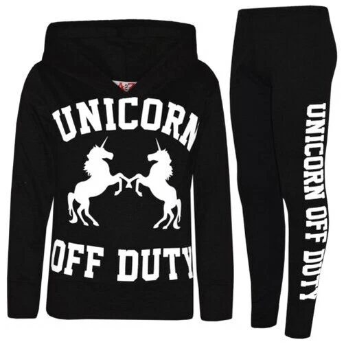 Bambini Top Corto & Set Leggings Active Abbigliamento Ragazze 5-13 Anni IN Su
