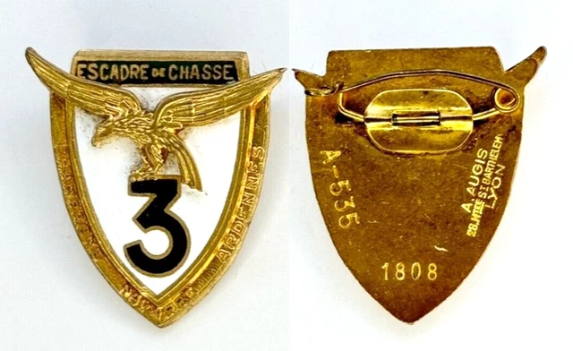 INSIGNE 2° ESCADRE DE CHASSE - DIJON - Drago EUR 40,00 - PicClick FR
