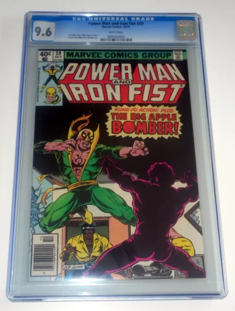 Marvel Comics Power Man And Iron Fist #59 Cgc Graded 9.6 White Pages