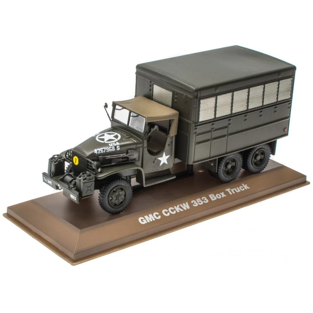 Norev For Atlas VemiAEMVE131A GMC CCKW 353 Box Truck 1/43 Norev For Atlas VemiAEMVE131A GMC CCKW 353 Box Truck 1/43
