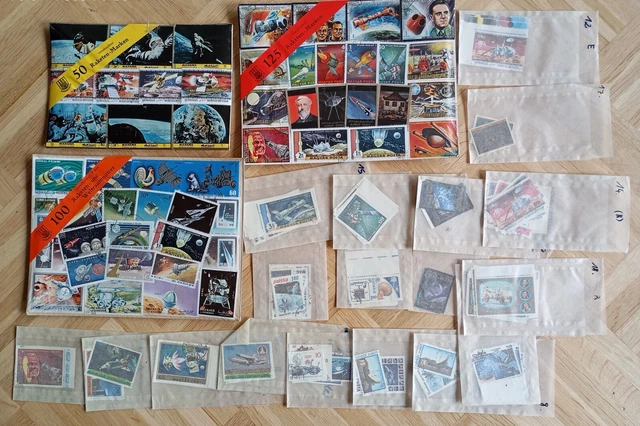 Prophila Collection – 50 Verschiedene Weltraum-Briefmarken, Sammler-Kollektion