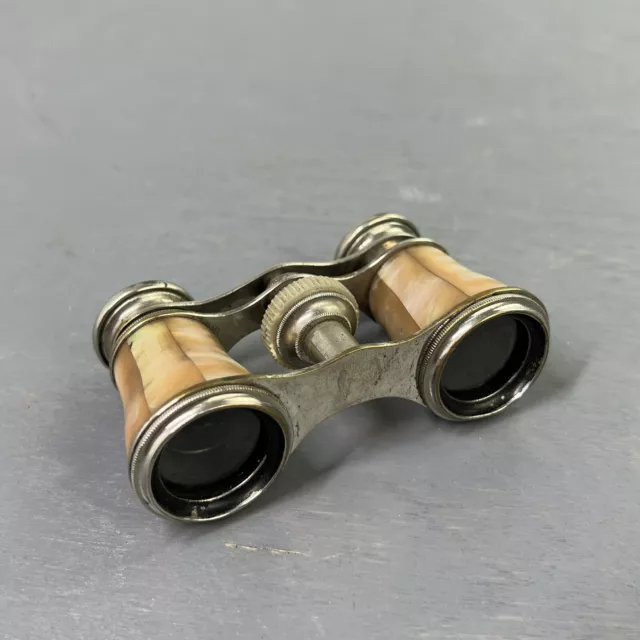 Antique Mother of Pearl Opera Glasses made by Lefils Paris