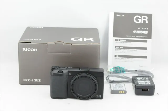 Ricoh GR III Shutter count 1074 Top Mint in Box From Japan #5655A