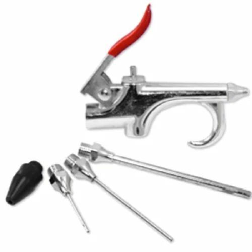 COMPRESSED AIR BLOW Gun Tool Kit Needle with 5 Adjustable Nozzles