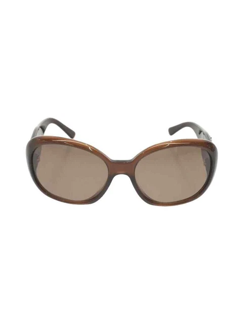 CHANEL #270 Sunglasses Plastic brown Women's 5113 538