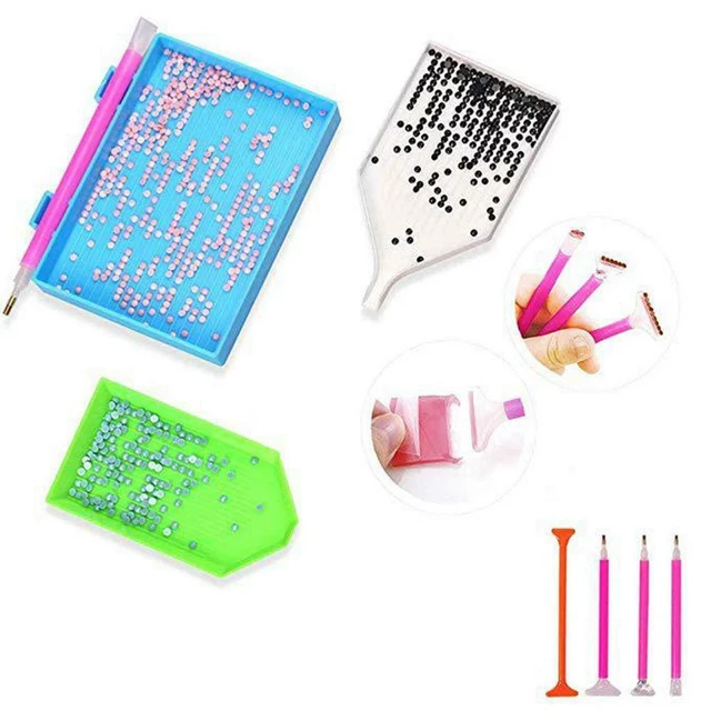 22Pcs 5D Diamant Malerei Werkzeuge Kit Stickroller für Kunsthandwerk DIY Kleben 3