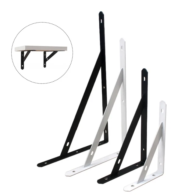 Staffa Per Mensola In Acciaio 30 Cm | Reggimensola In Acciaio - Foto 11