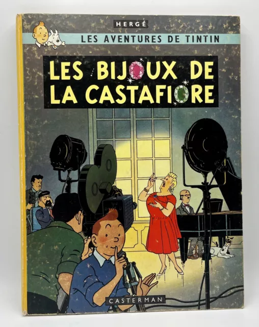 TINTIN - Les bijoux de la Castafiore - EO Casterman B34 - 1963 - Correct à Bon