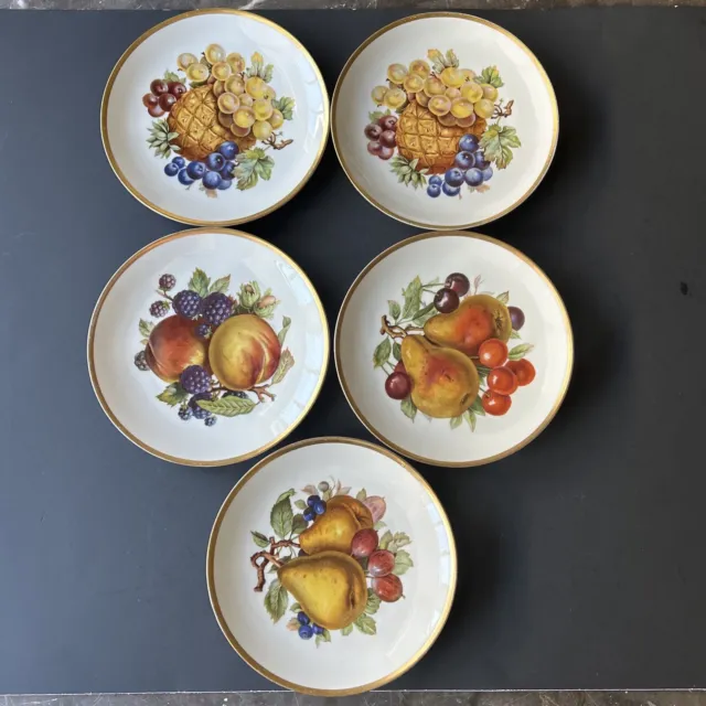 ( 5 ) Mitterteich Bavaria Germany  China FRUIT Salad Dessert Plate MIT 25