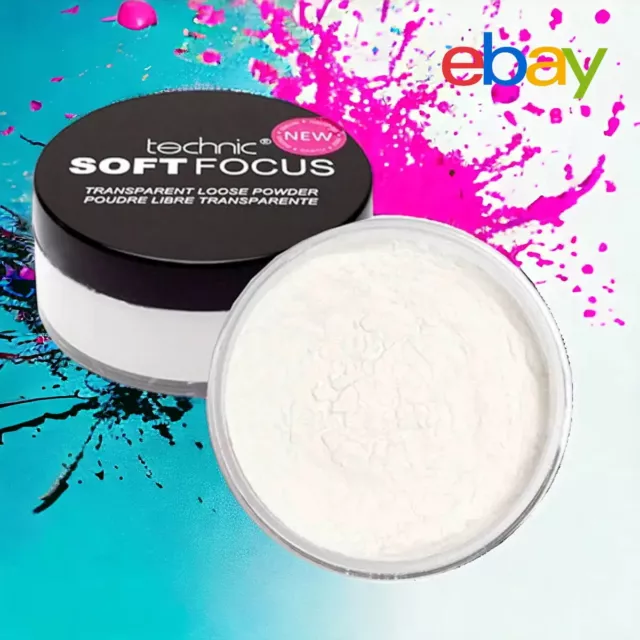 Technic Soft Focus Transparent Loose Face Powder Setting & Fixing Makeup Use 20g