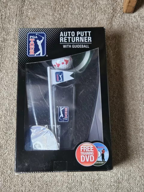 Official PGA Tour Academy Auto Putt Returner with Guideball & Training DVD