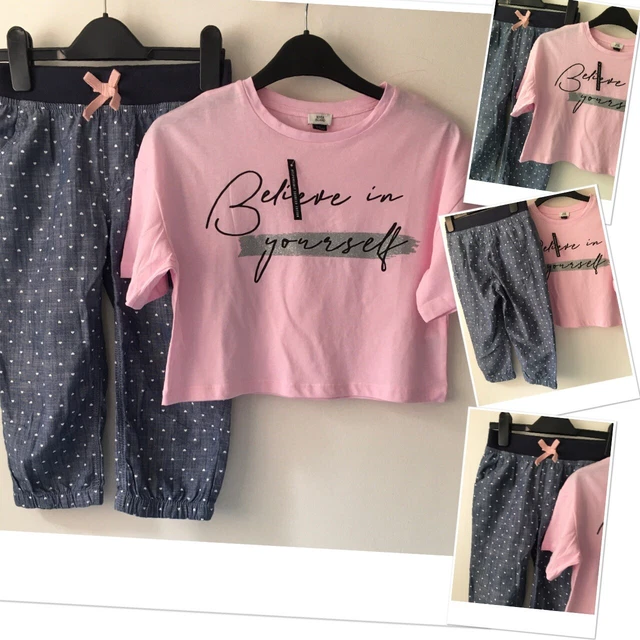 H&M girls summer crops exc used New tags River Island girls top 7-8 years