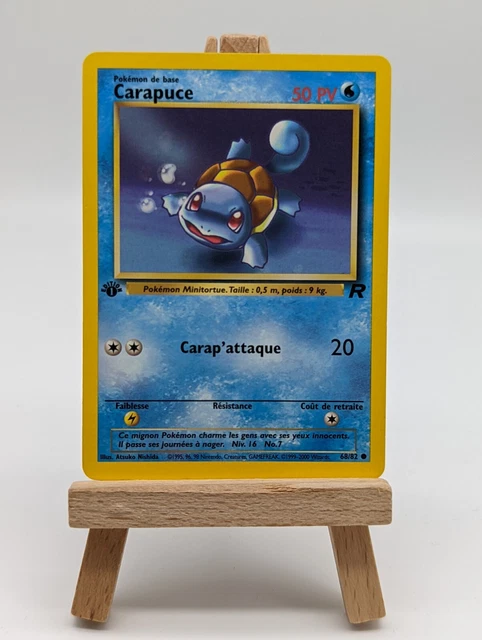 Carte Pokémon Carapuce Edition 1 ⭐ 68/82  Near Mint Team Rocket Wizards