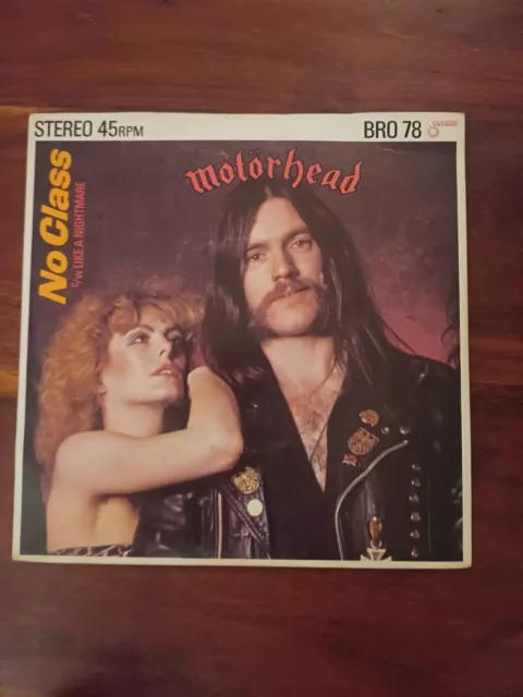 Motorhead - No Class 7" Single Lemmy Sleeve