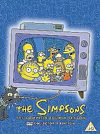 The Simpsons: Complete Season 4 DVD (2004) Jeff Lynch cert PG 4 discs