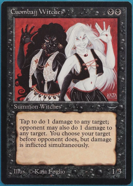 Cuombajj Witches Arabian Nights NM Black Common MAGIC CARD (ID# 363738) ABUGames