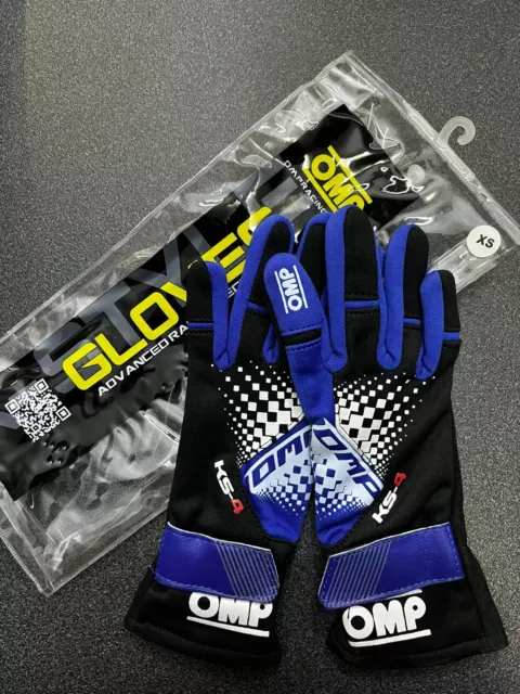 Kk02744E146Xs Ks-4 Gloves Blu/Nero Tg. Xs
