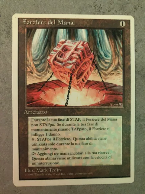 Carta Card MTG MAGIC FORZIERE DEL MANA TEDIN 1995 italiano