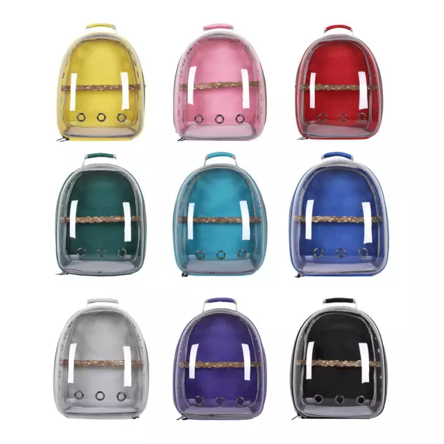 Bird Carrier Bag Backpack Pet Cage Parrot Large Space Shoulder Strap
