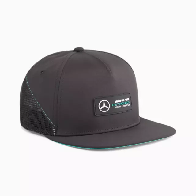 MERCEDES BENZ AMG Petronas Motorsport Black Flat Peak Cap - 024820 01