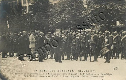 Francia - Parigi, conferimento decorazioni (Joffre e generale Foch) - 14/07/1917