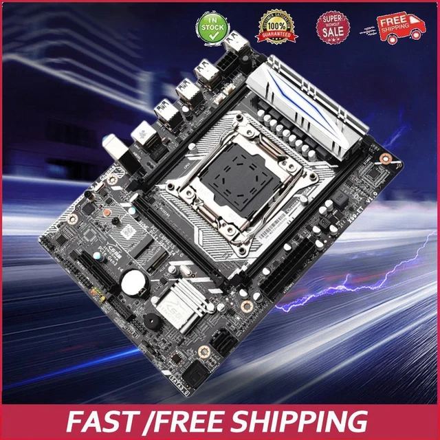 X99-ET Computer Motherboard DDR4 ECC LGA2011-3 PC Motherboard M2 NVME PCIE 16X -