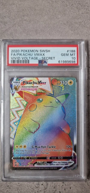 Pikachu VMAX 2020 Pokémon TCG Sword & Shield Vivid Voltage Secret #188  (Ungraded)